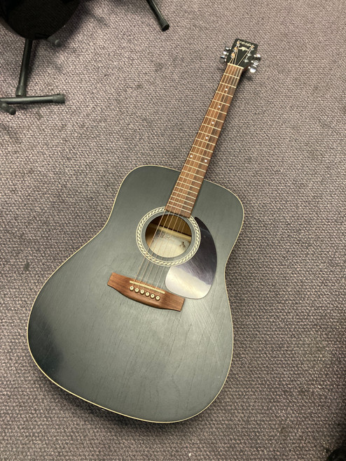 Vist Large View of Product Image Which is Used Art & Lutherie WILD CHERRY Laminate Top Acoustic Guitar Black