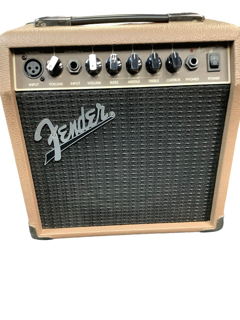 Vist Large View of Product Image Which is Used Fender ACOUSTASONIC 15 Solid State Guitar Amp 1 x 10