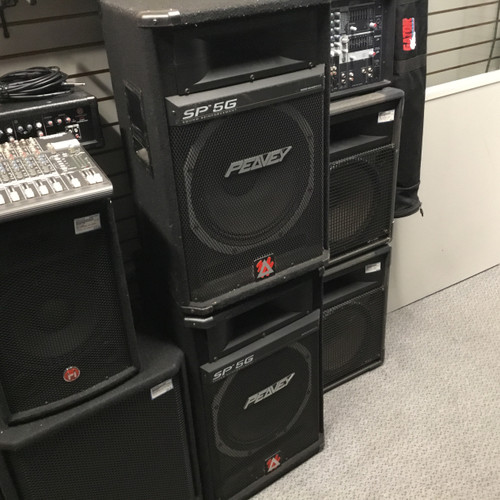 Vist Large View of Product Image Which is Used Peavey SP-5G Pair Passive Full Range Speaker Cabinets