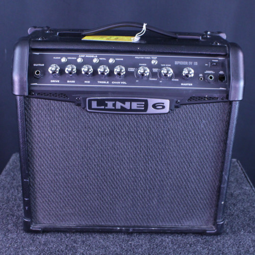 Vist Large View of Product Image Which is Used Line 6 SPIDER IV 15 WATT GUITAR AMP 1 x 8 Solid State Amplifier 1 x 8
