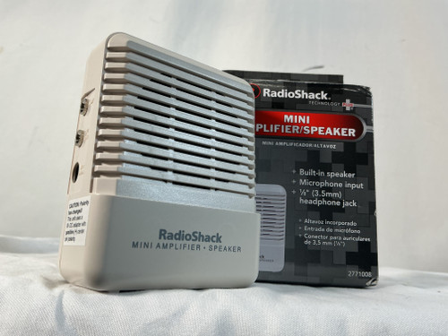 Vist Large View of Product Image Which is Used Radio Shack MINI AMP/SPEAKER Microphone