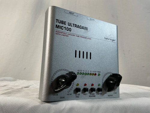 Vist Large View of Product Image Which is Used Behringer TUBE ULTRAGAIN MIC100 Preamp