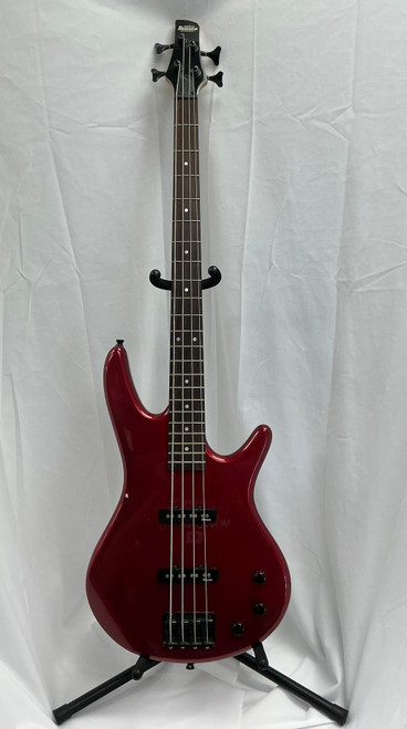 Vist Large View of Product Image Which is Used Ibanez GIO SOUNDGEAR GSR320 J Type Bass Guitar Red 4-String