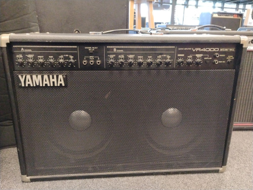 Used Yamaha VR4000 Solid State Guitar Amp 2 x 12 41116-S000049640 Vist Large View of Product Image Which is Used Yamaha VR4000 Solid State Guitar Amp 2 x 12