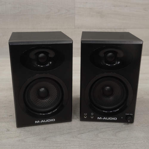 Vist Large View of Product Image Which is Used M-audio BX3 Graphite Powered Studio Monitor Pair
