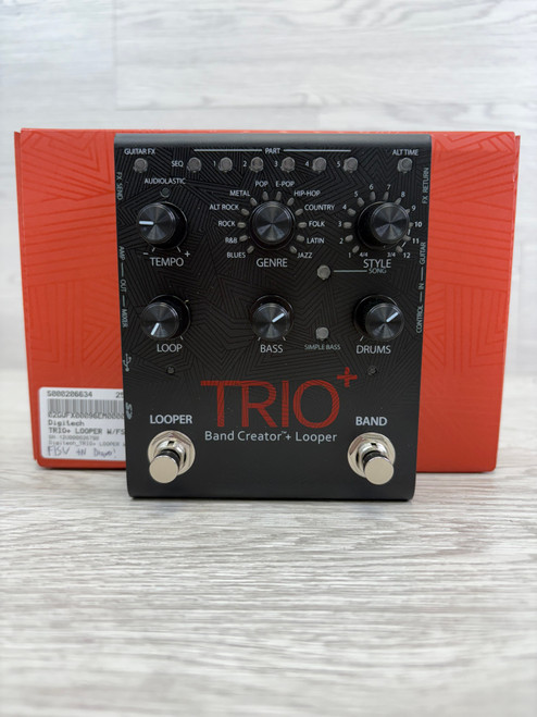 Vist Large View of Product Image Which is Used Digitech TRIO+ LOOPER W/FS3X Looper Pedal