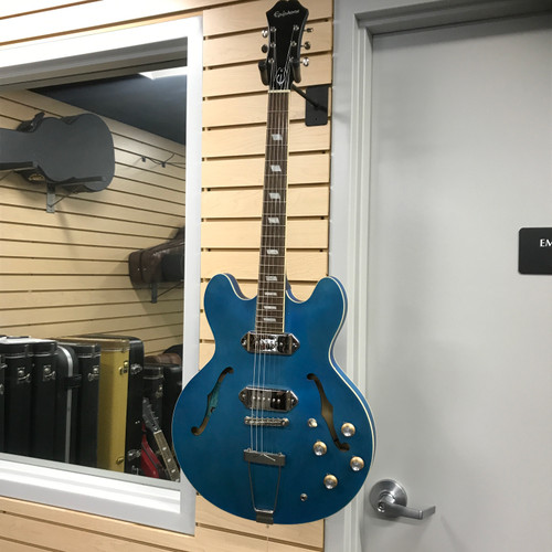 Vist Large View of Product Image Which is Used Epiphone CME EXCLUSIVE CASINO WORN Semi-Hollow Electric Guitar Blue 6-String