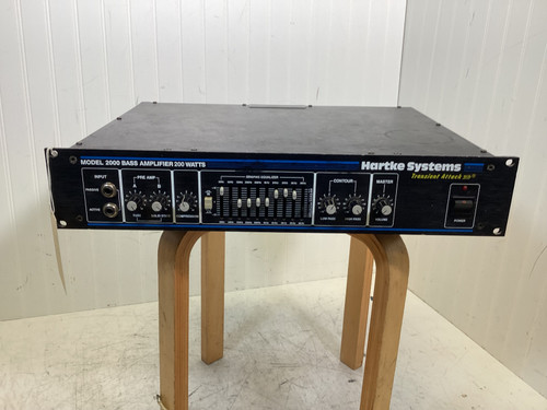 Vist Large View of Product Image Which is Used Hartke 2000 BASS 200WATTS Rackmount Bass Amplifier Head