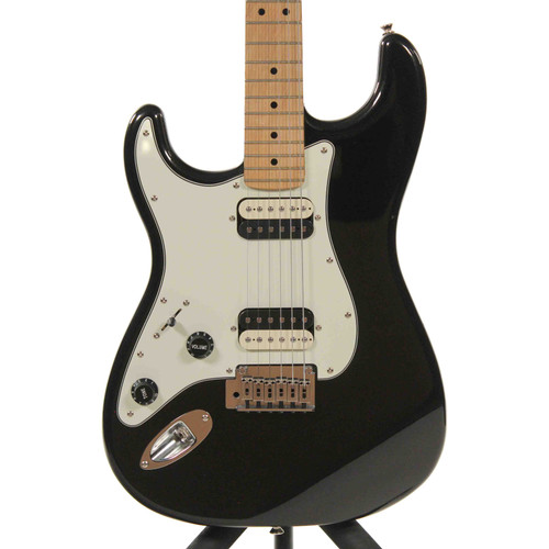 Vist Large View of Product Image Which is Used Squier STRATOCASTER S Type Electric Guitar Black 6-String