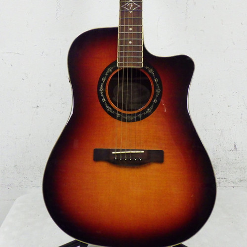 Vist Large View of Product Image Which is Used Fender T BUCKET 300CE ACOUSTIC ELECTRIC Solid Top Acoustic Guitar Sunburst