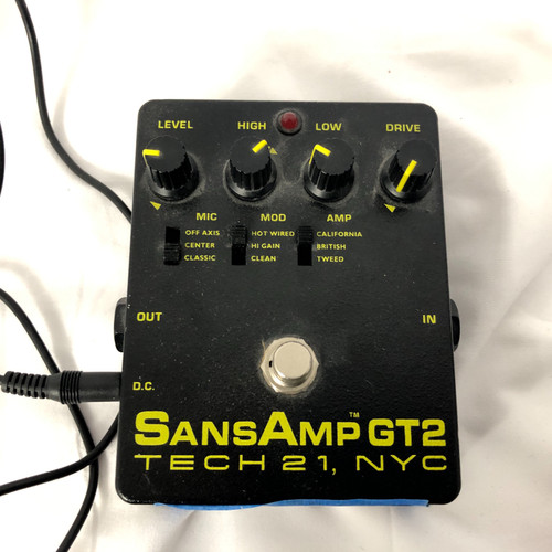 Vist Large View of Product Image Which is Used Sans Amp GT2 Guitar PreAmp Pedal