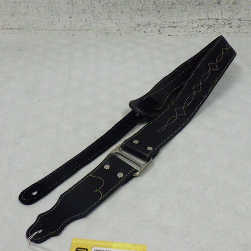Vist Large View of Product Image Which is Used DECORATIVE BLACK LEATHER STRAP Guitar Accessory