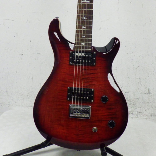 Vist Large View of Product Image Which is Used PRS SE 277 Baritone Electric Guitar Red