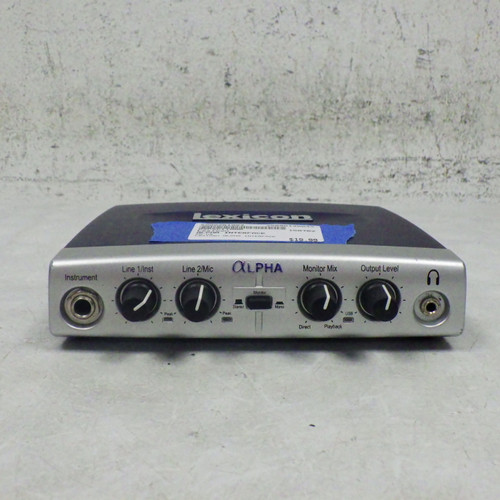 Vist Large View of Product Image Which is Used Lexicon ALPHA INTERFACE Computer Interface 2 A/D Recording Inputs
