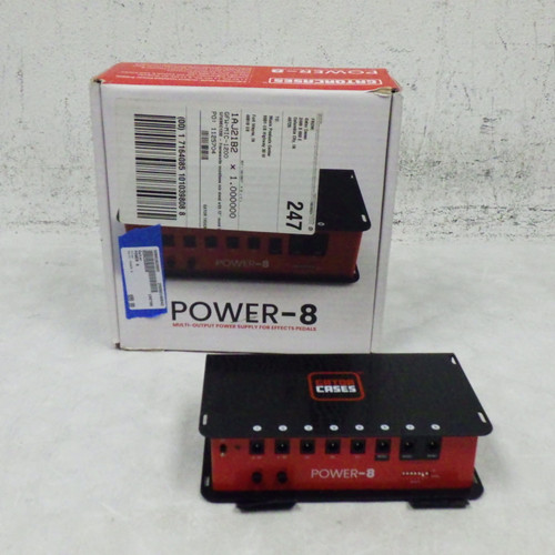Vist Large View of Product Image Which is Used Gator Power 8 Pedal Power Supply