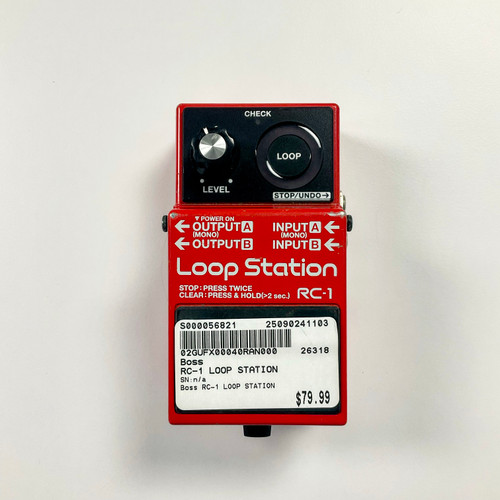 Vist Large View of Product Image Which is Used Boss RC-1 LOOP STATION Looper Pedal