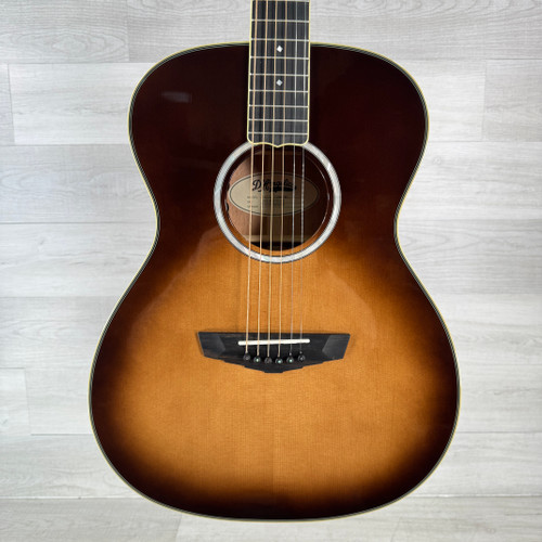 Vist Large View of Product Image Which is Used D'Angelico Excel Tammany OM Acoustic-electric Guitar - Autumn Burst - Gig Bag Included