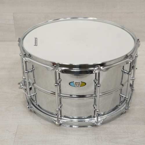 Vist Large View of Product Image Which is Used Ludwig 14x8 Supralite Metal Snare Drum