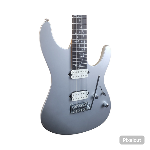 Vist Large View of Product Image Which is Used Ibanez TOD10 TIM HENSON Electric Guitar Silver/Gray wirh Gig Bag
