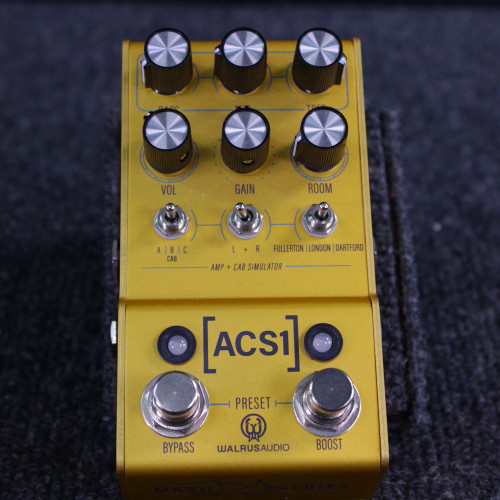 Vist Large View of Product Image Which is Used Walrus Audio ACS1 AMP+CAB SIM PEDAL Guitar PreAmp Pedal