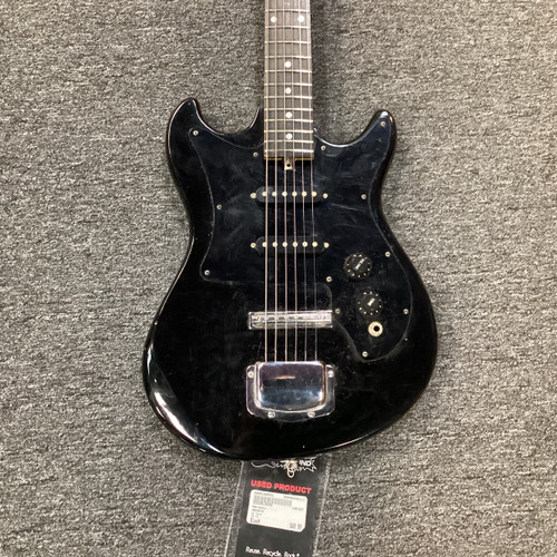 Vist Large View of Product Image Which is Used Harmony H02815 Double Cut Electric Guitar Black 6-String
