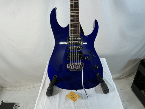 Vist Large View of Product Image Which is Used Ibanez GIO GRG 170 DX S Type Electric Guitar Blue 6-String