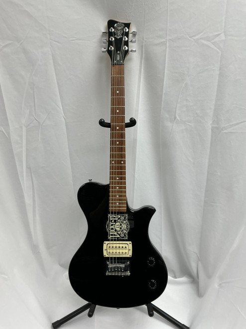 Vist Large View of Product Image Which is Used Jay Turser ME537 S Type Electric Guitar Black 6-String