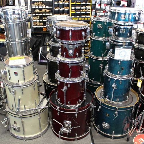 Vist Large View of Product Image Which is Used Gretsch CATALINA MAPLE 5PC Drum Shell Kit Red
