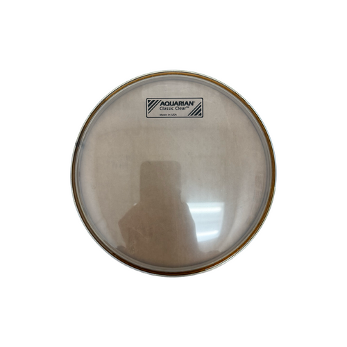 Vist Large View of Product Image Which is Used Aquarian 8-INCH CLASSIC CLEAR DRUM HEAD Tom Drum Head