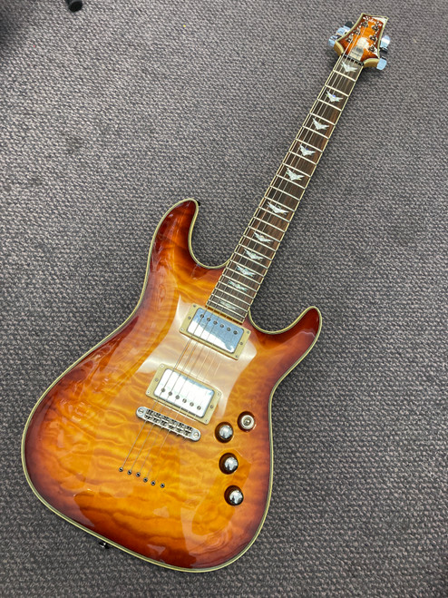 Vist Large View of Product Image Which is Used Schecter OMEN Electric Guitar Custom Graphics 6-String