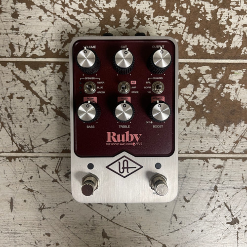 Vist Large View of Product Image Which is Used - UNIVERSAL AUDIO RUBY 63 Guitar PreAmp Pedal