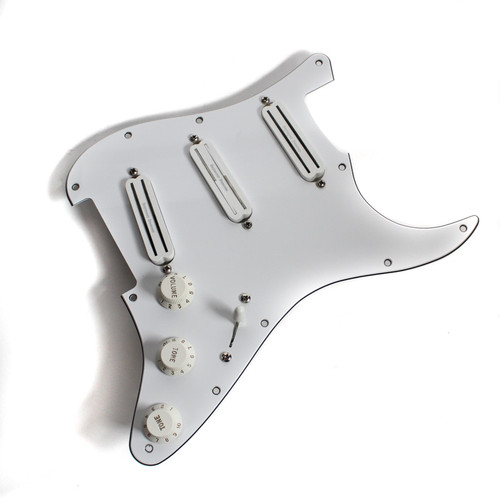 Vist Large View of Product Image Which is Used S-STYLE PICKGUARD LOADED W/COOL RAILS Guitar Pickup