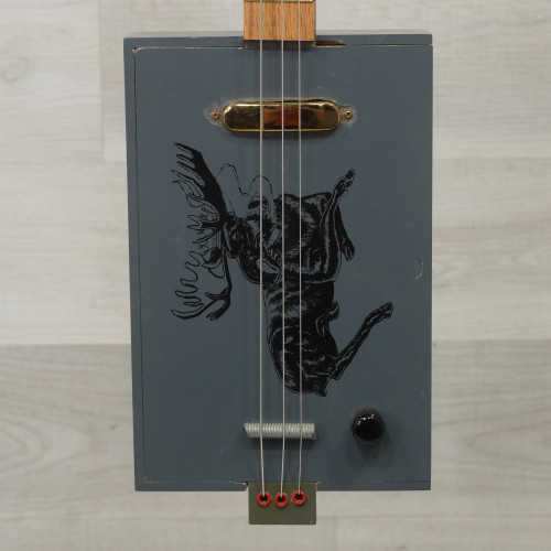 Vist Large View of Product Image Which is Used Cigar Box Guitar