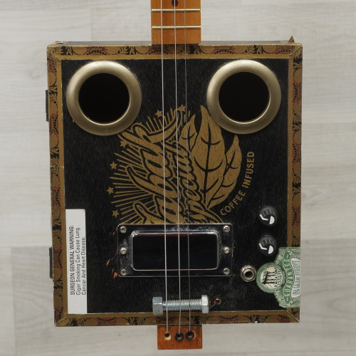 Vist Large View of Product Image Which is Used Cigar Box Guitar