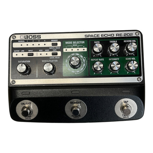 Vist Large View of Product Image Which is Used Boss Space Echo RE-202 Pedal