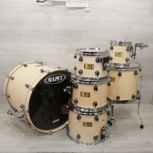 Vist Large View of Product Image Which is Used Mapex 6pc Orion Classic Series Drum Shell Kit White