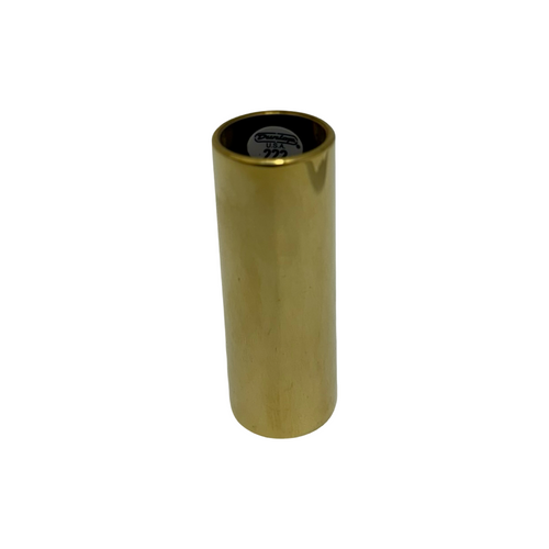 Vist Large View of Product Image Which is New DUNLOP BRASS MEDIUM WALL GUITAR SLIDE - MEDIUM