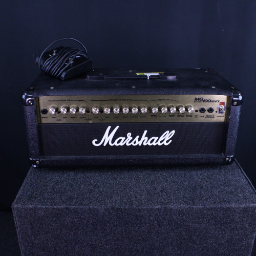 Vist Large View of Product Image Which is Used Marshall MG100HDFX AMP HEAD Solid State Guitar Head