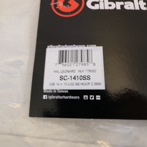 Vist Large View of Product Image Which is Used Gibraltar SC-1410 SNARE 14IN HOOP Percussion Accessory