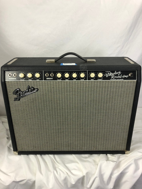Vist Large View of Product Image Which is Used Fender VIBROLUX REVERB AMP 2 x 10 Tube Combo Amplifier 2 x 10