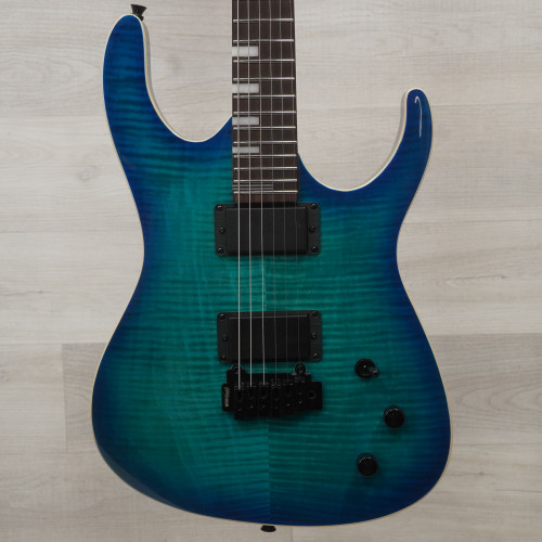 Vist Large View of Product Image Which is Used Leo Jaymz Tempest Electric Guitar Blue