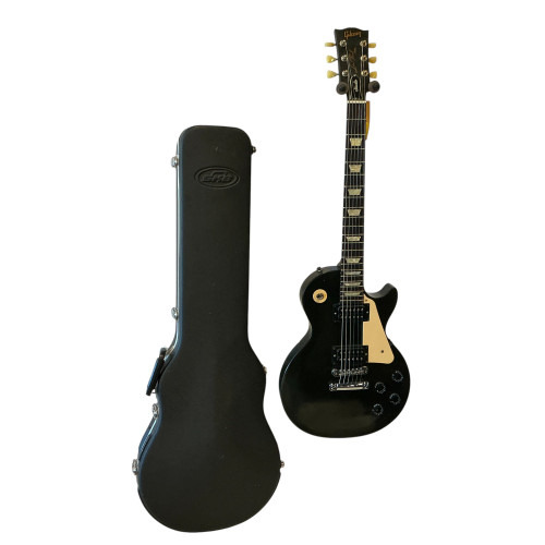 Vist Large View of Product Image Which is Used Gibson LES PAUL STUDIO WHSC LP Type Electric Guitar Black 6-String