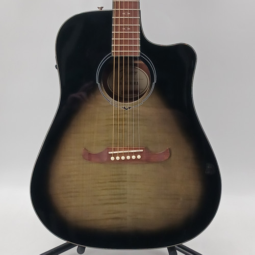 Vist Large View of Product Image Which is Used Fender FA-325CE MOONLIGHT BURST LTD Laminate Top Acoustic Guitar Silver Burst