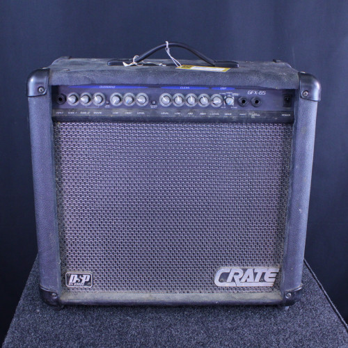 Vist Large View of Product Image Which is Used Crate GFX-65 COMBO AMP 1 x 12 Solid State Amplifier 1 x 12