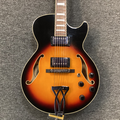 Vist Large View of Product Image Which is Used Ibanez AG75 Semi-Hollow Electric Guitar Sunburst 6-String