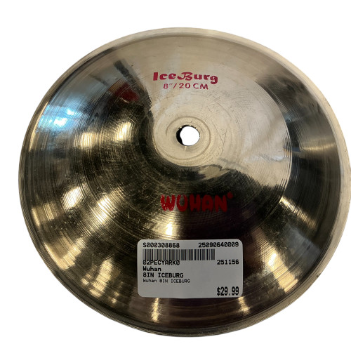 Vist Large View of Product Image Which is Used Wuhan 8IN ICEBURG Cymbal