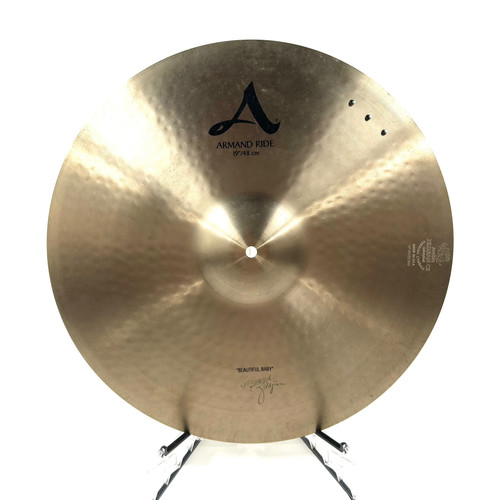 Vist Large View of Product Image Which is Used Zildjian 19 Inch A Armand Beautiful Baby Ride Cymbal