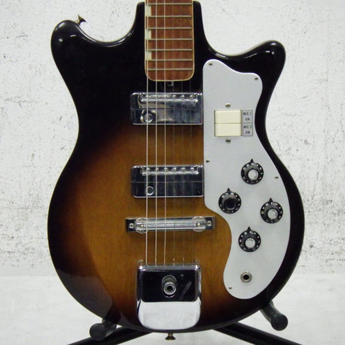 Vist Large View of Product Image Which is Used Teisco MJ-2L DEL REY Semi-Hollow Electric Guitar Sunburst 6-String