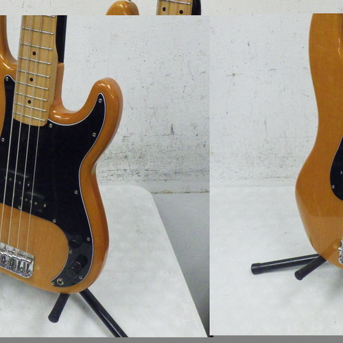Vist Large View of Product Image Which is Used Squier Vintage Modified Precision P Type Bass Guitar Amber 4-String