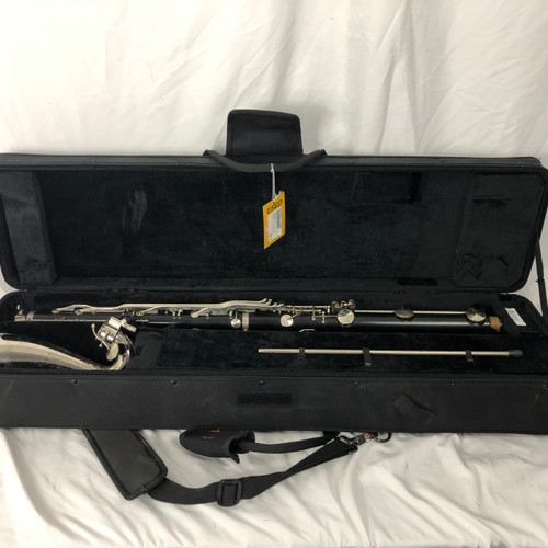 Vist Large View of Product Image Which is Used Yamaha YCL-220 BASS CLARINET Wood Clarinet